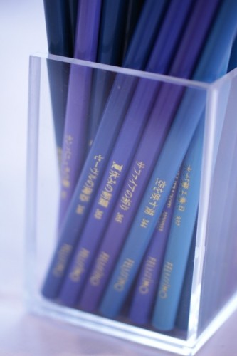 フェリシモ500色の色鉛筆の収納と色を楽しむ方法 いろぬのかさね 東京 自由が丘